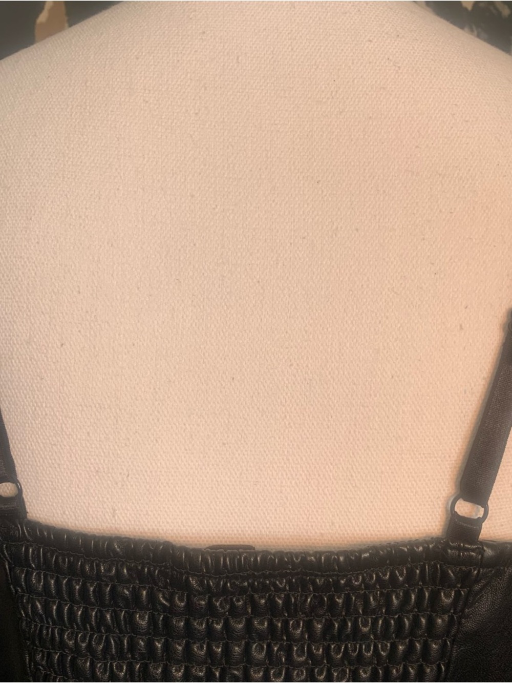 Bustier faux leather size medium. Almost Famous Top. - Picture 7 of 9